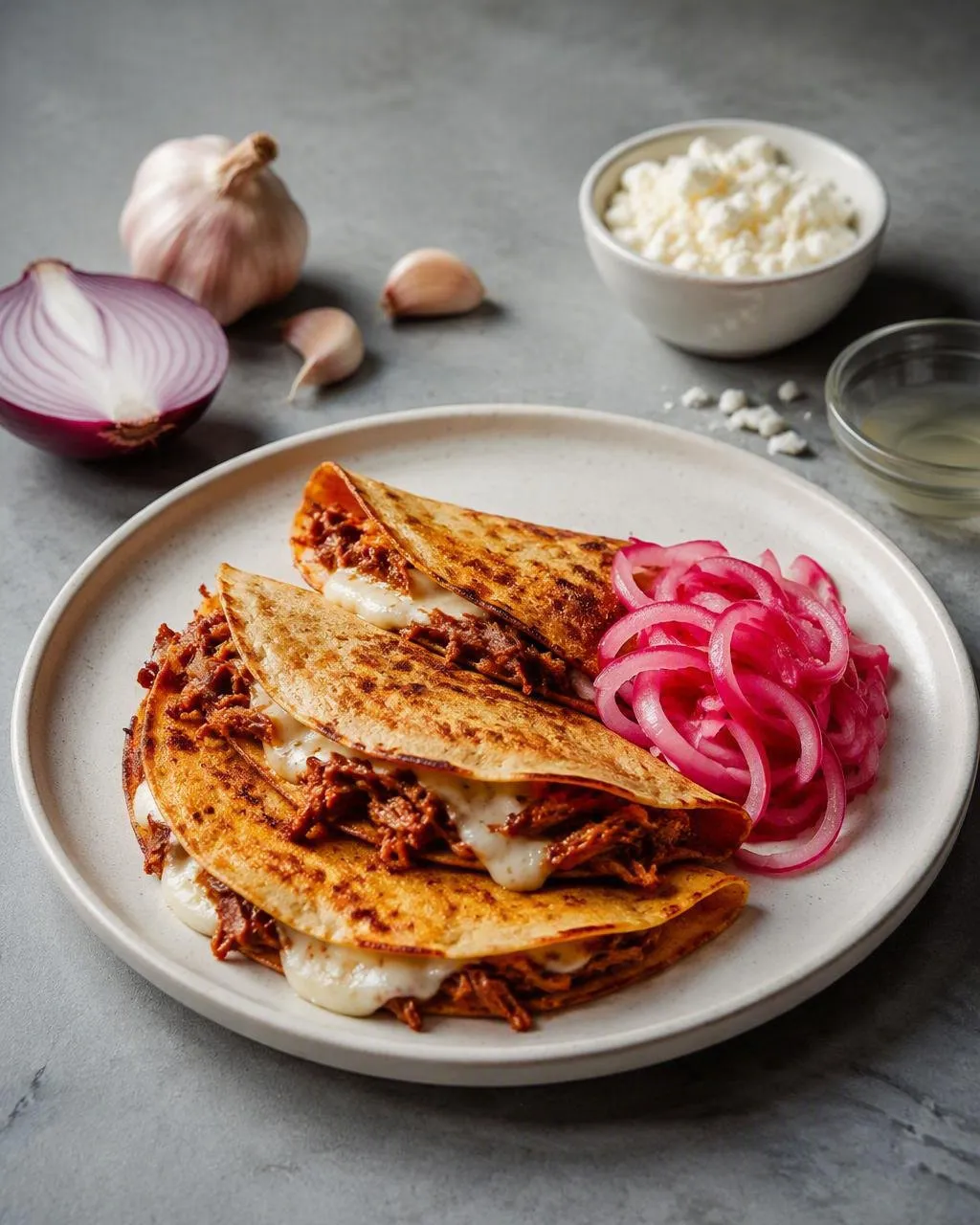 Quesadilla med fläsktinga