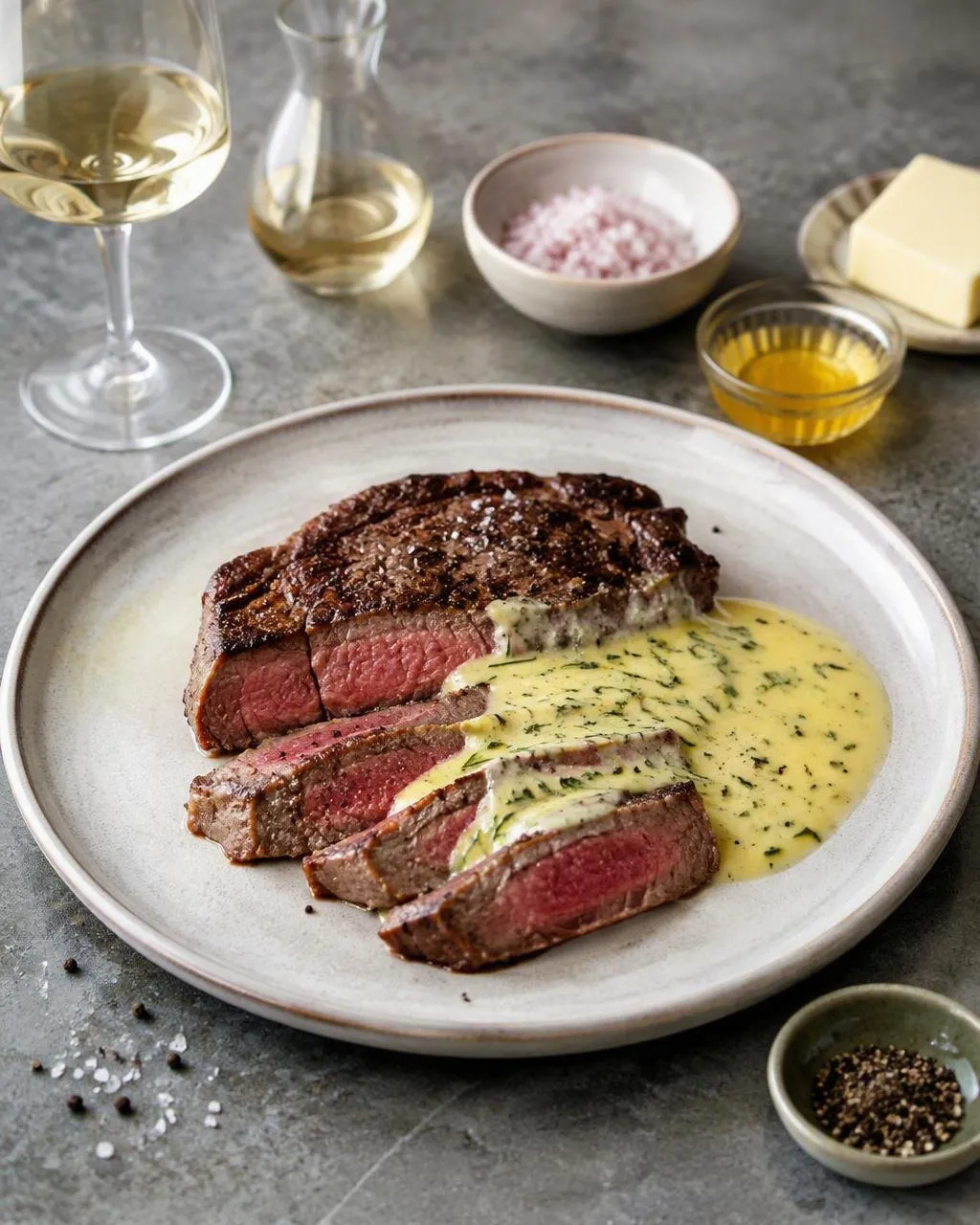 Entrecôte med sauce béarnaise