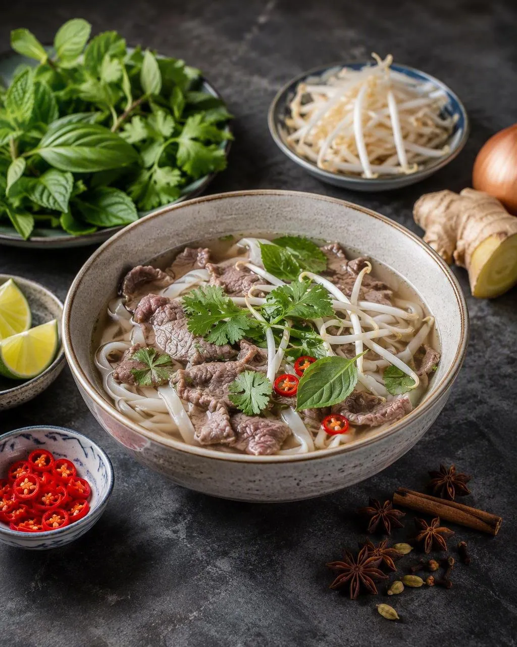 Pho med nötkött