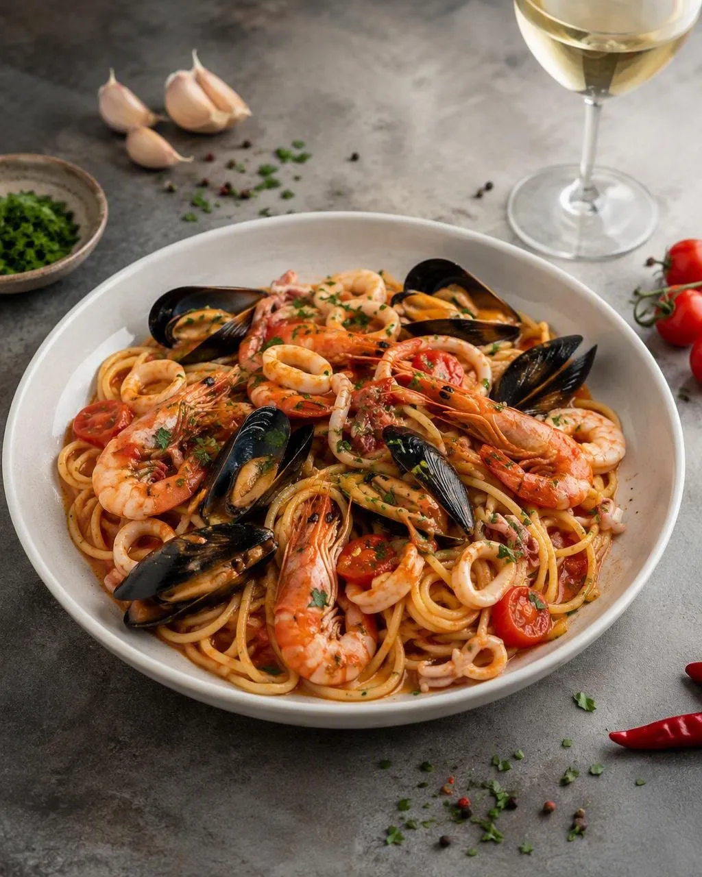 Spaghetti allo scoglio