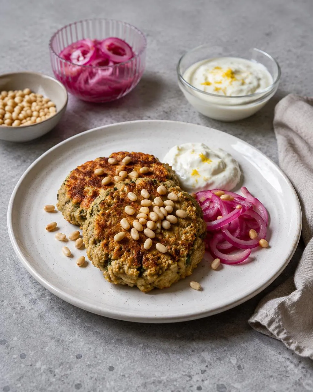 Vegobiffar med zucchini och quinoa