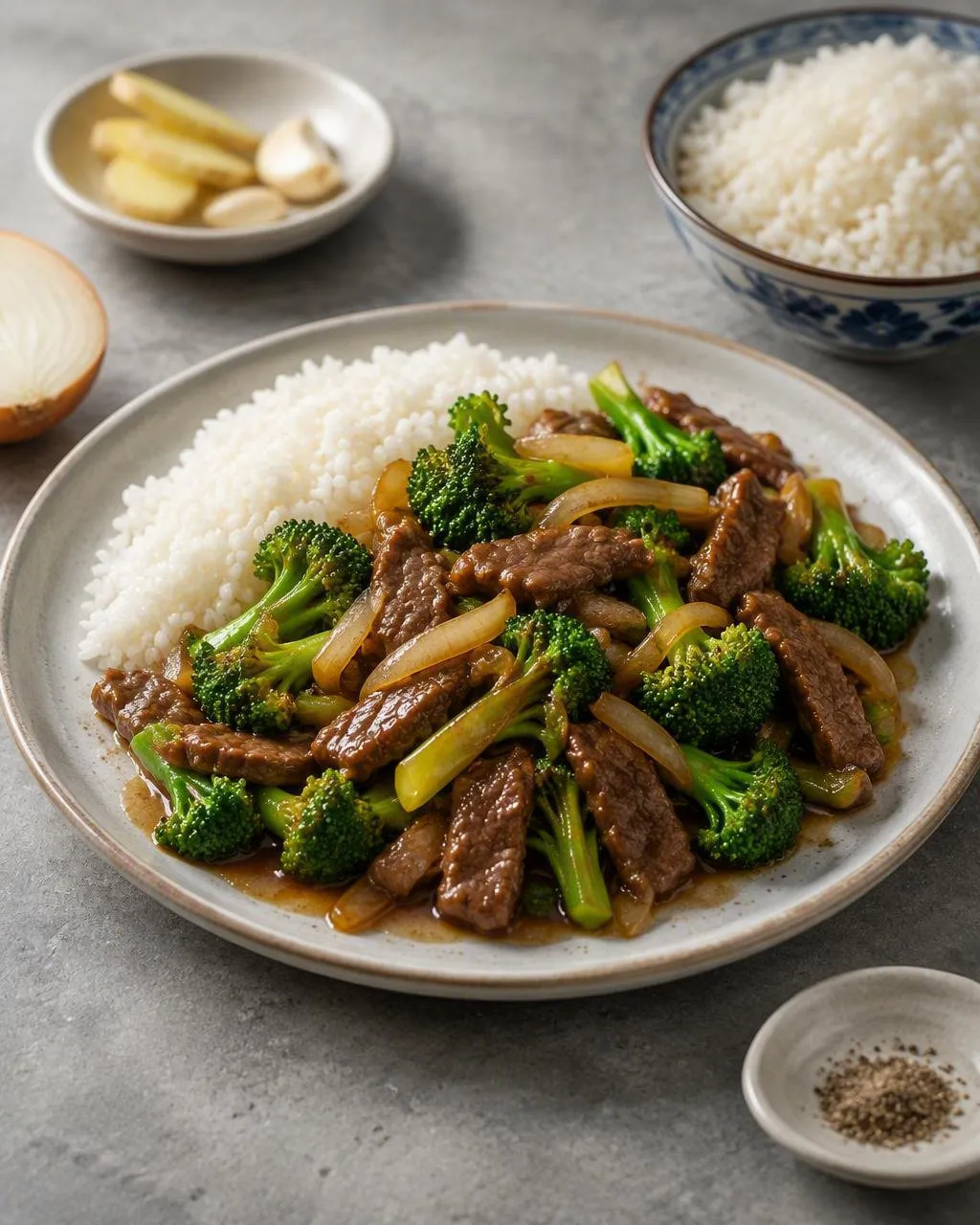 Biff med broccoli