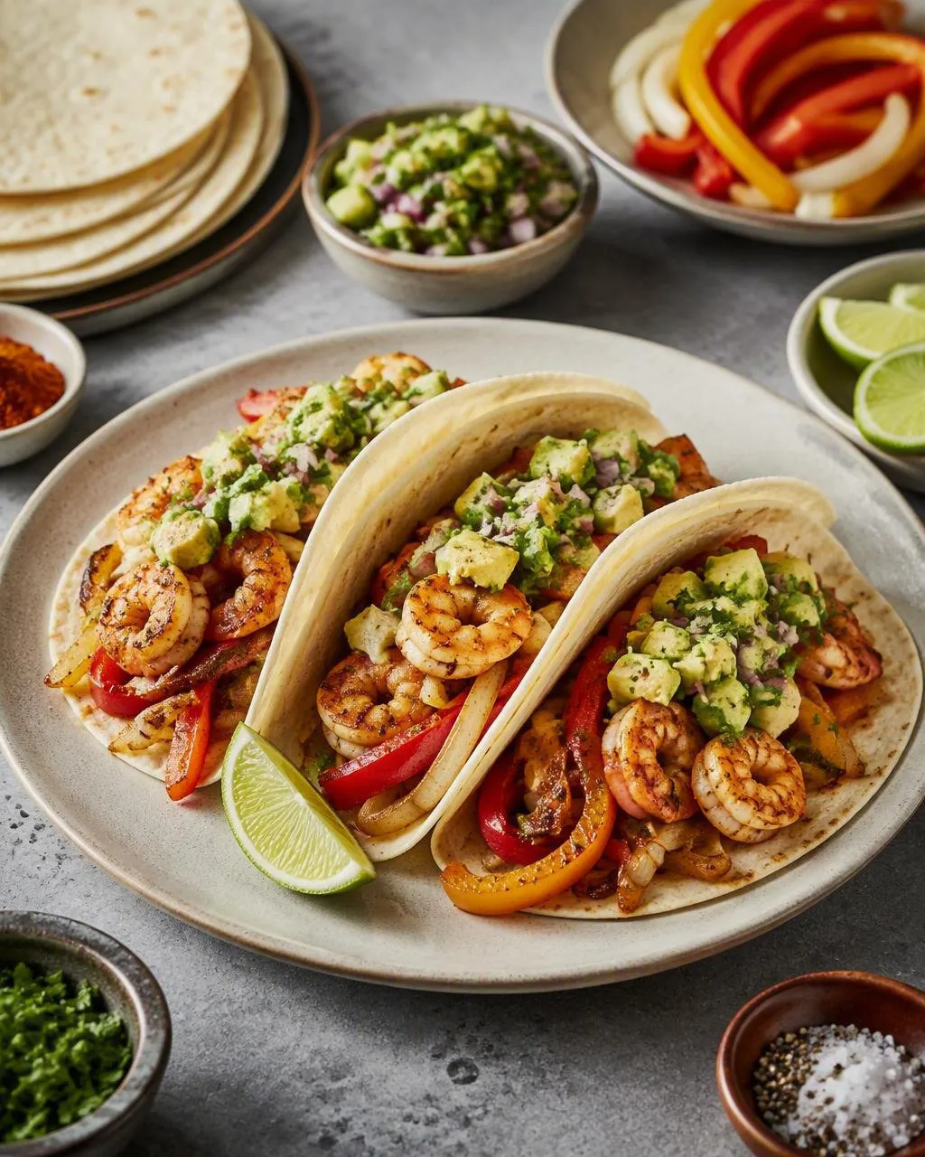 Räkfajitas