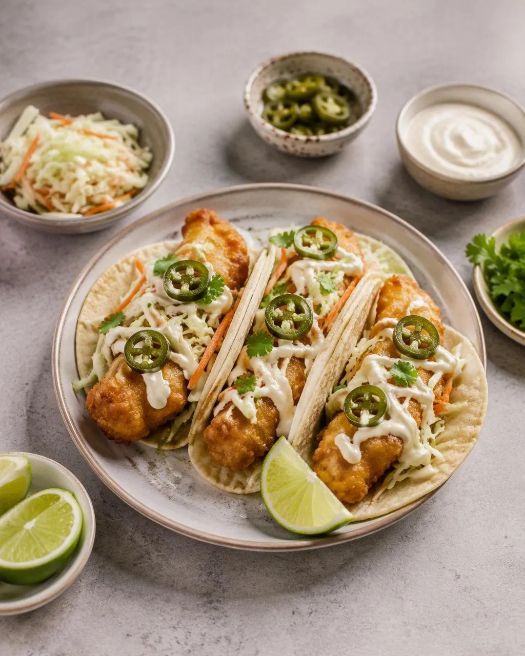 Fisktacos Baja-stil