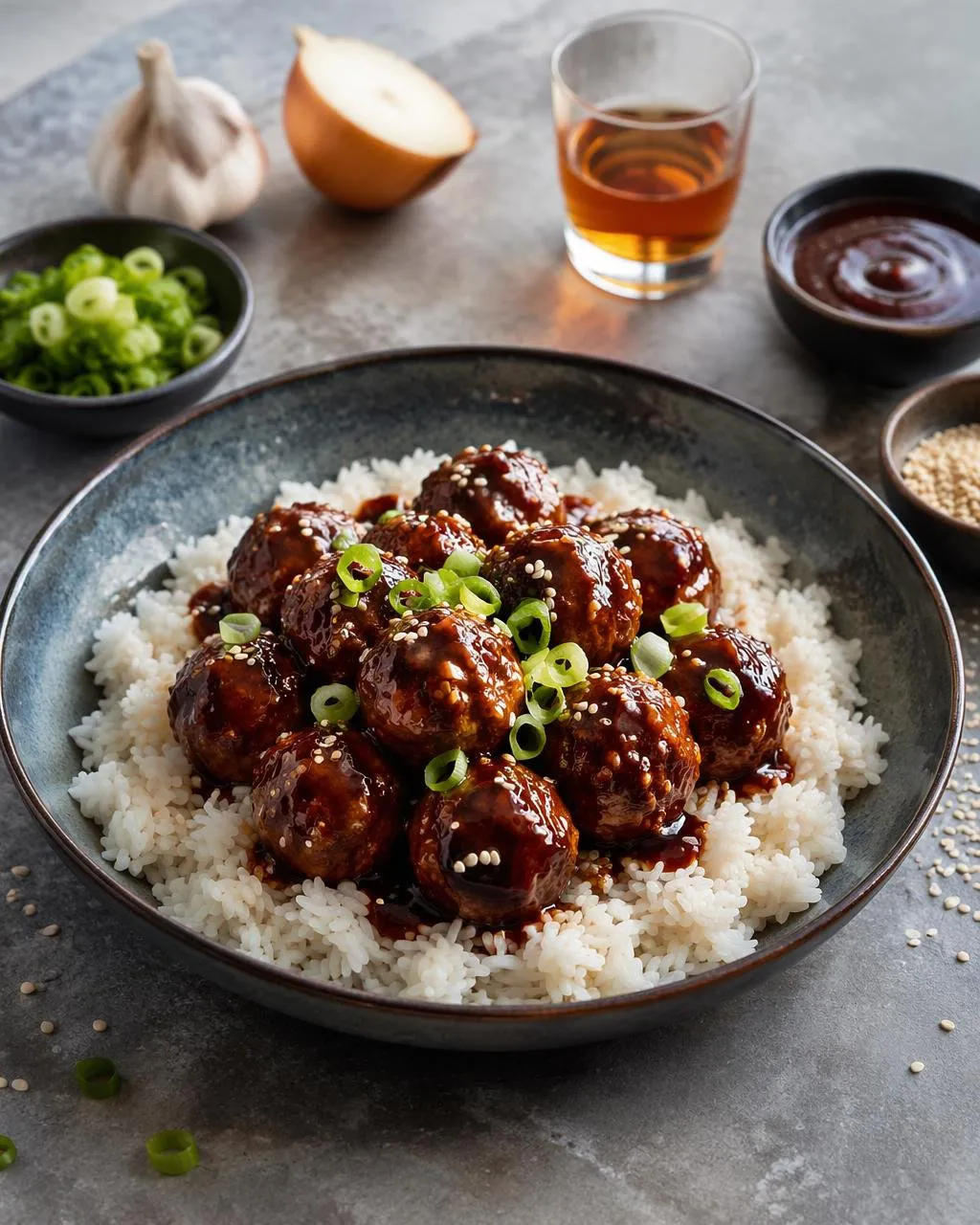Bourbon-glaserade köttbullar