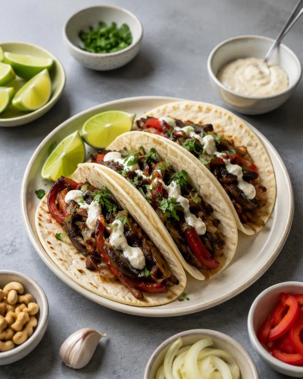 Svampfajitas med portabello
