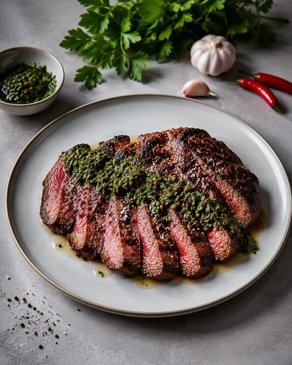 Chuck eye-biff med chimichurri