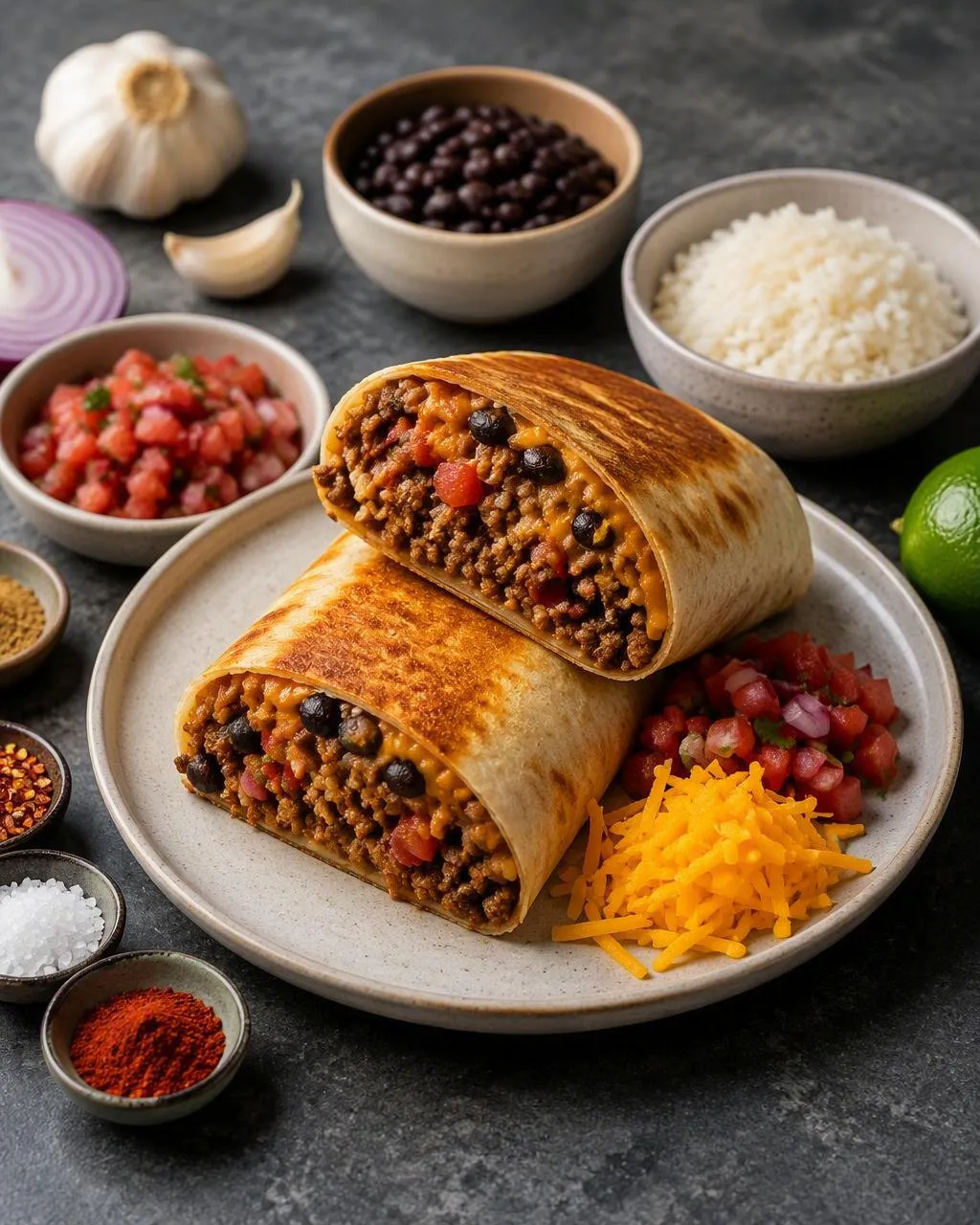 Beef burrito