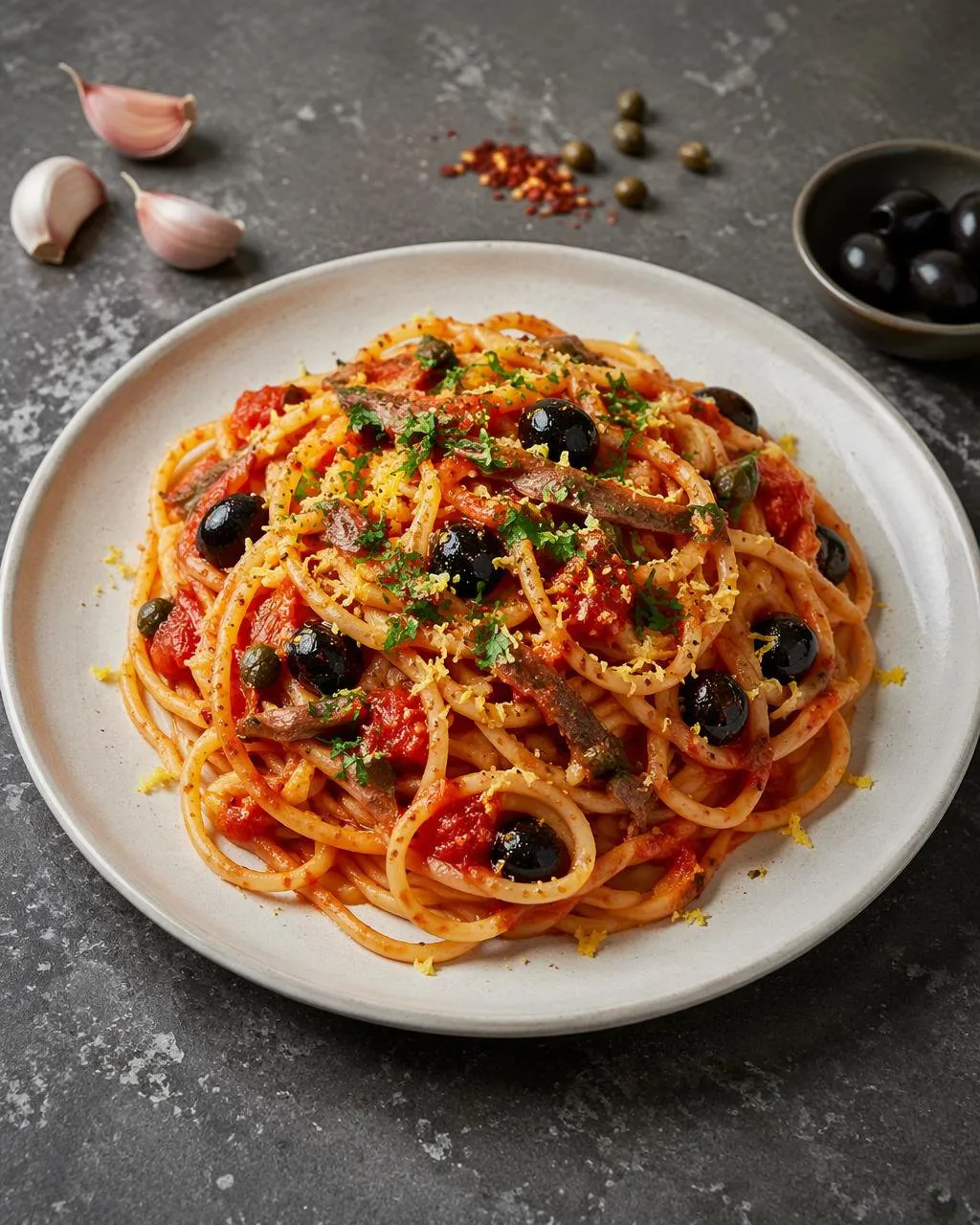 Pasta alla puttanesca