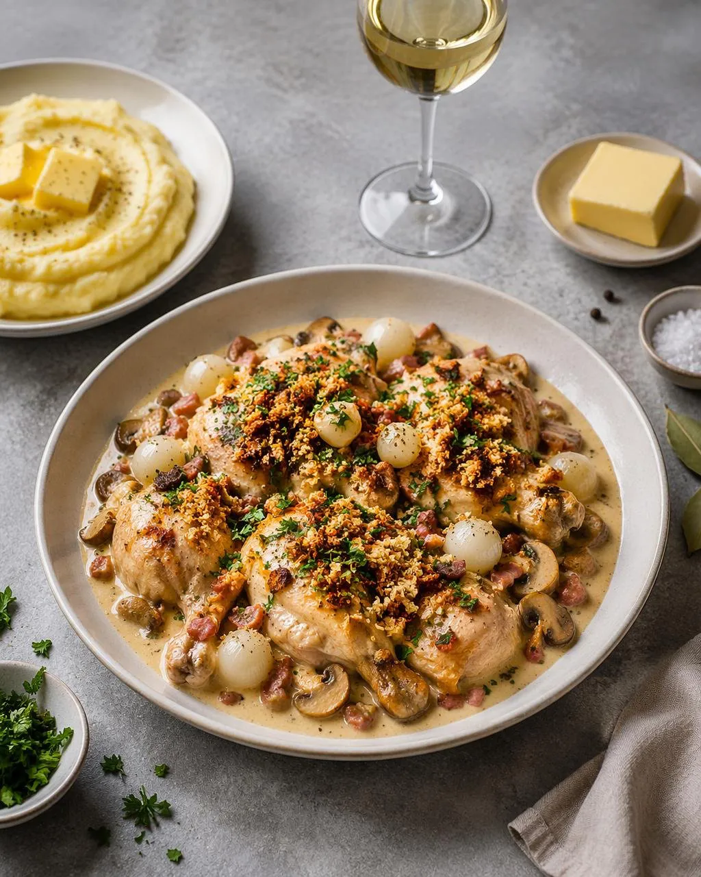 Coq au riesling