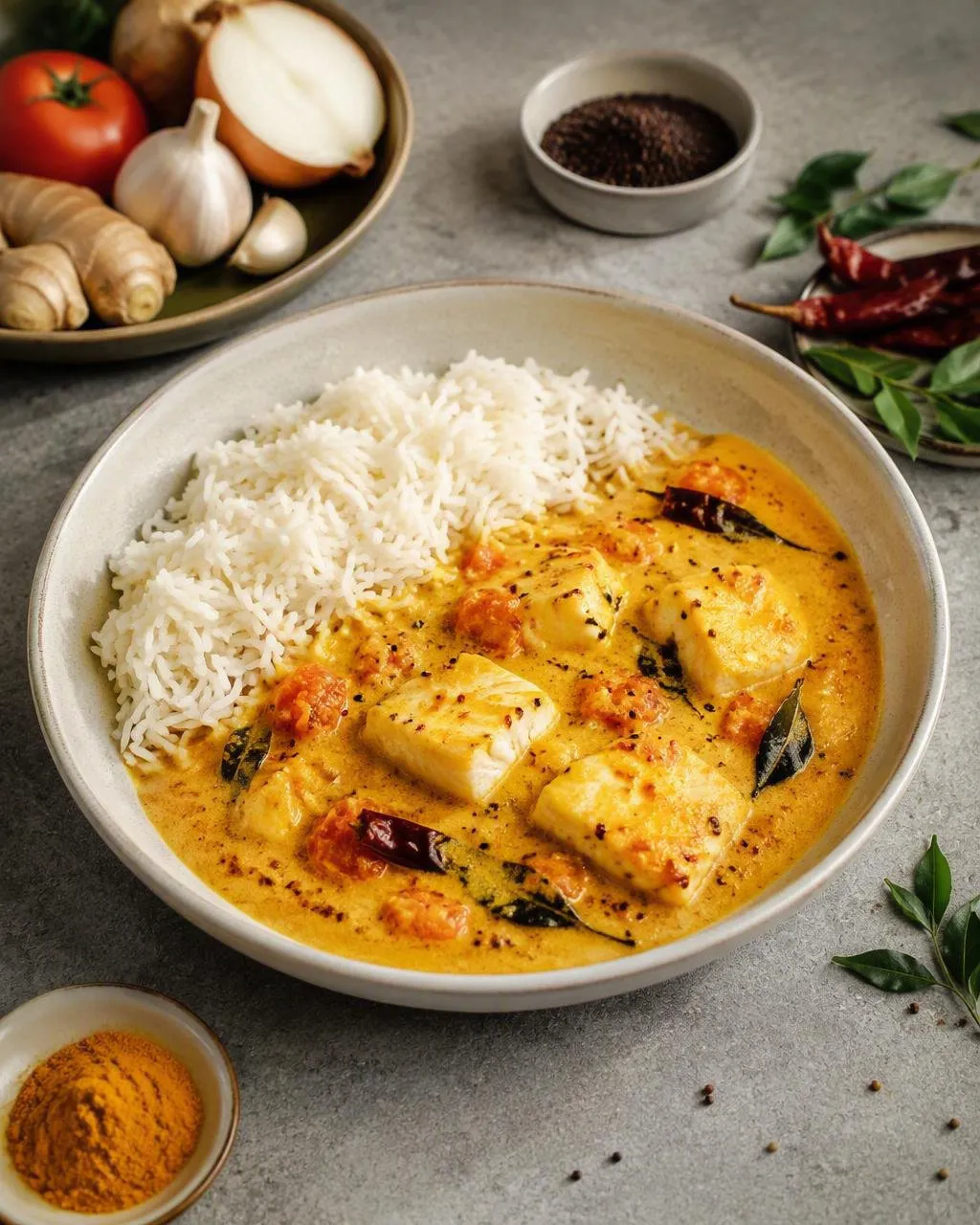 Fiskcurry sydindisk stil