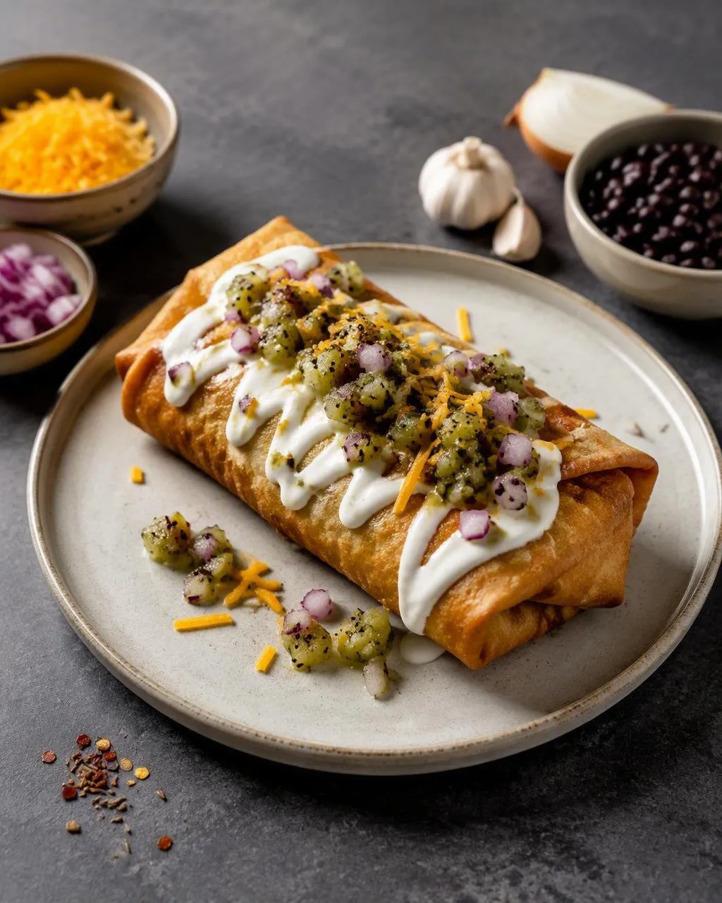 Chimichanga med kyckling