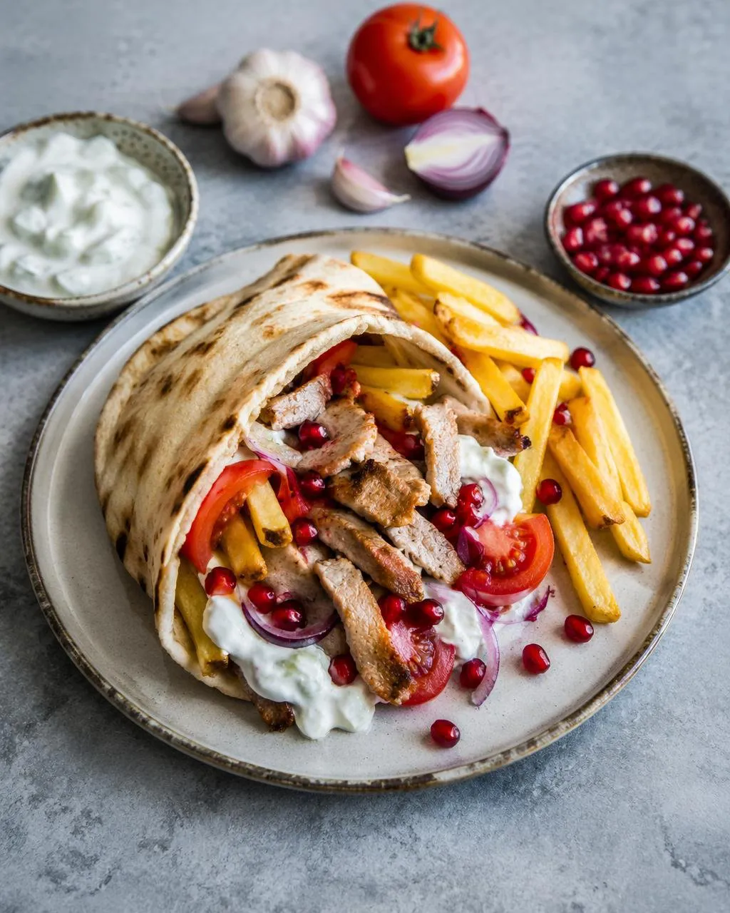 Gyros med fläskkött