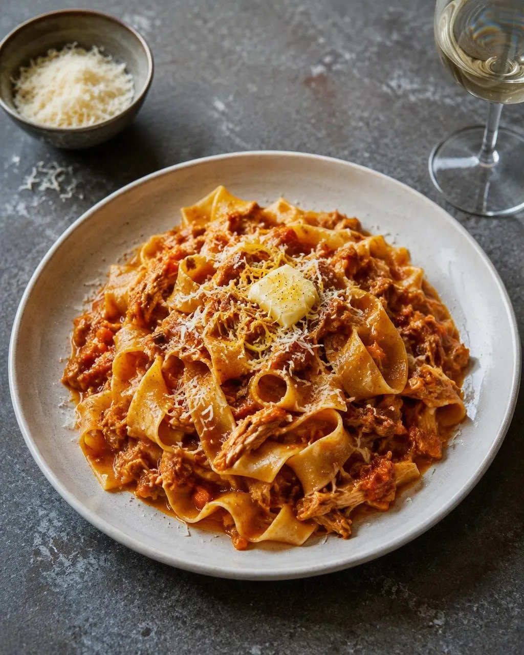 Pappardelle med kycklingragù