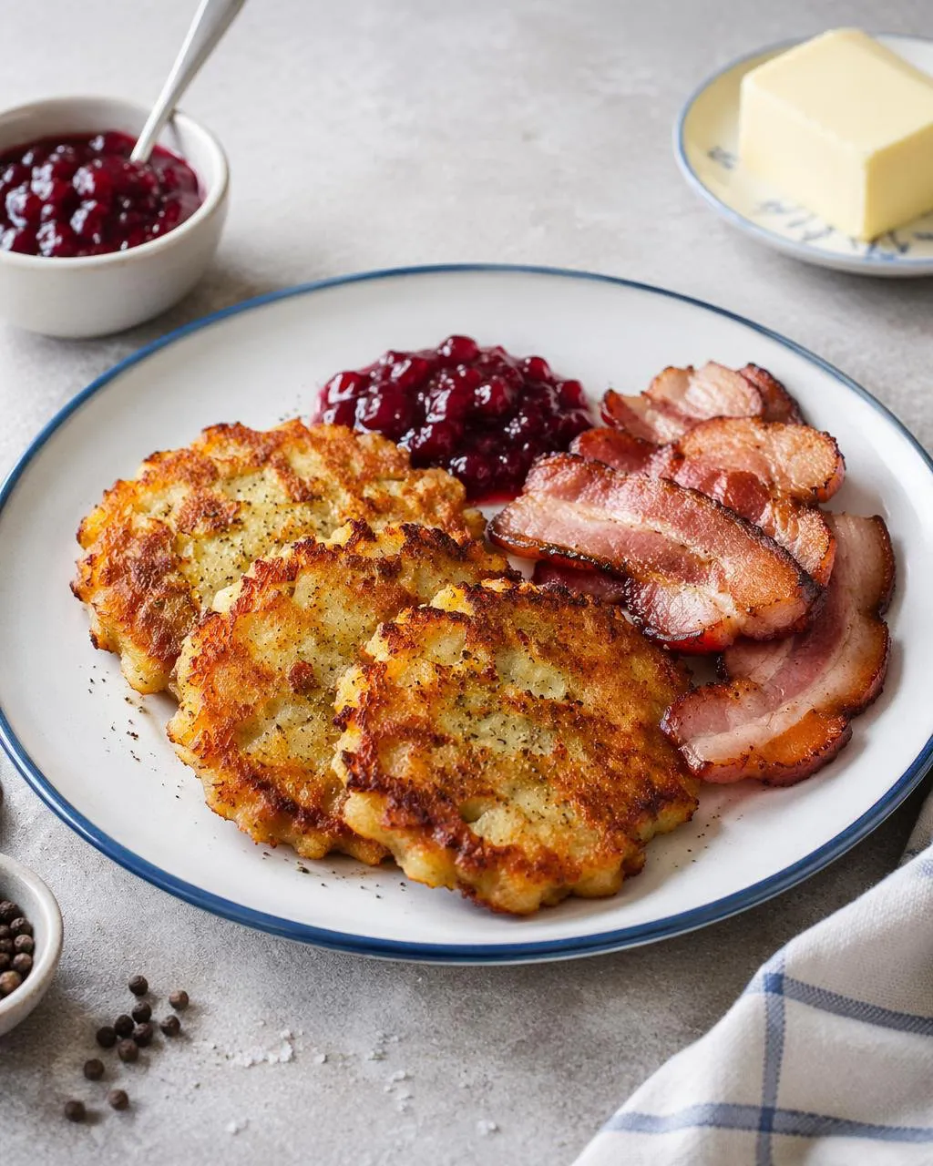 Potatisbullar med fläsk