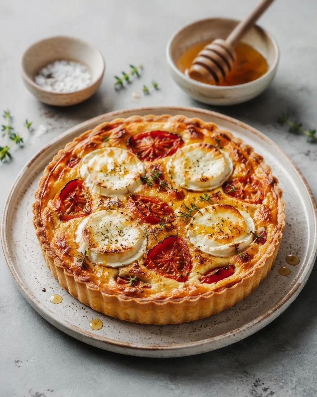 Tomatpaj med chèvre
