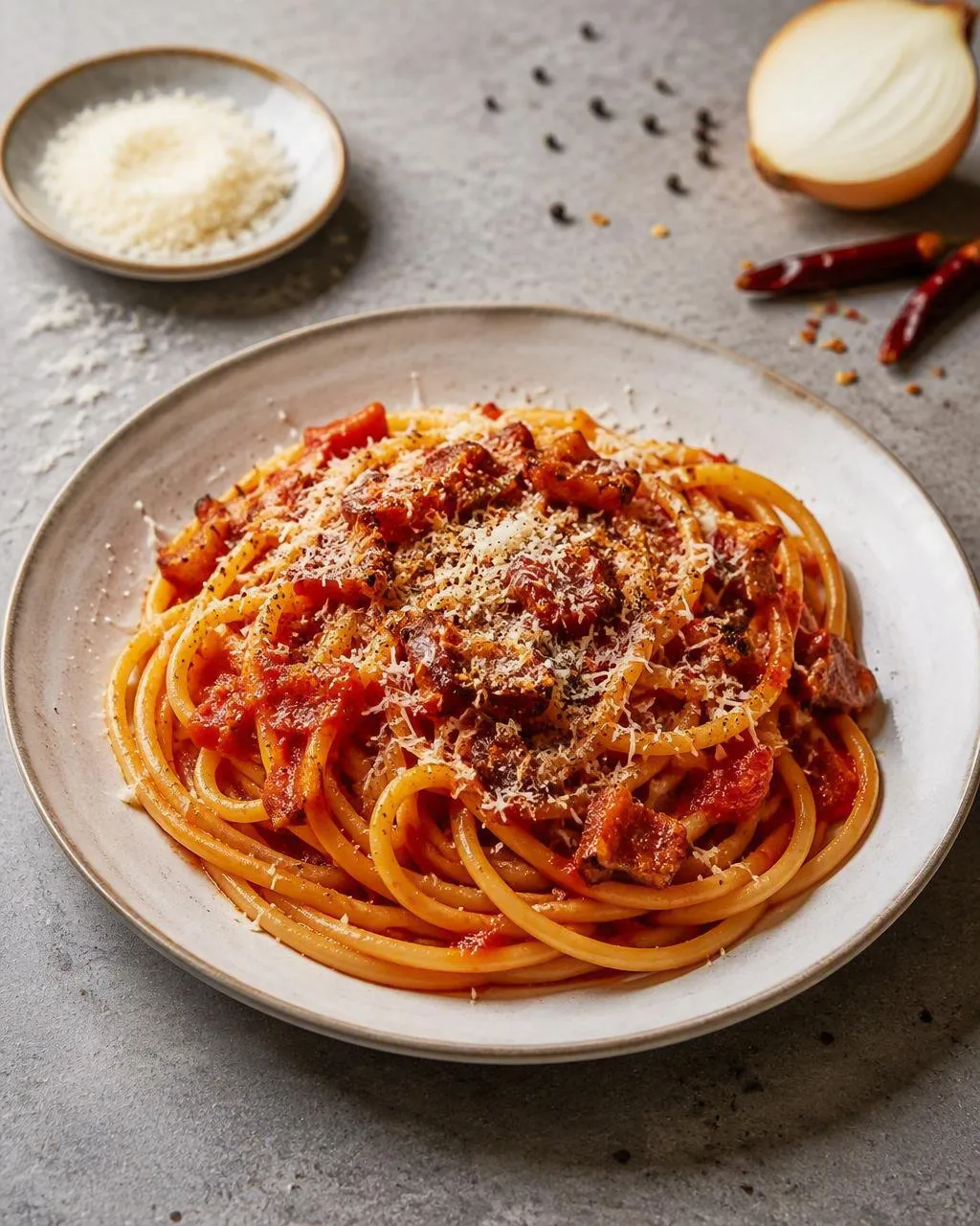Bucatini all'amatriciana