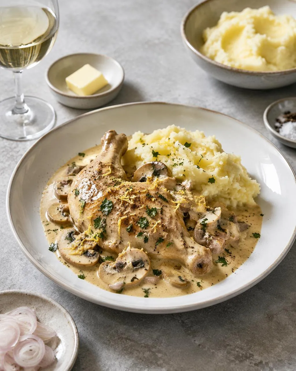 Fricassée de poulet
