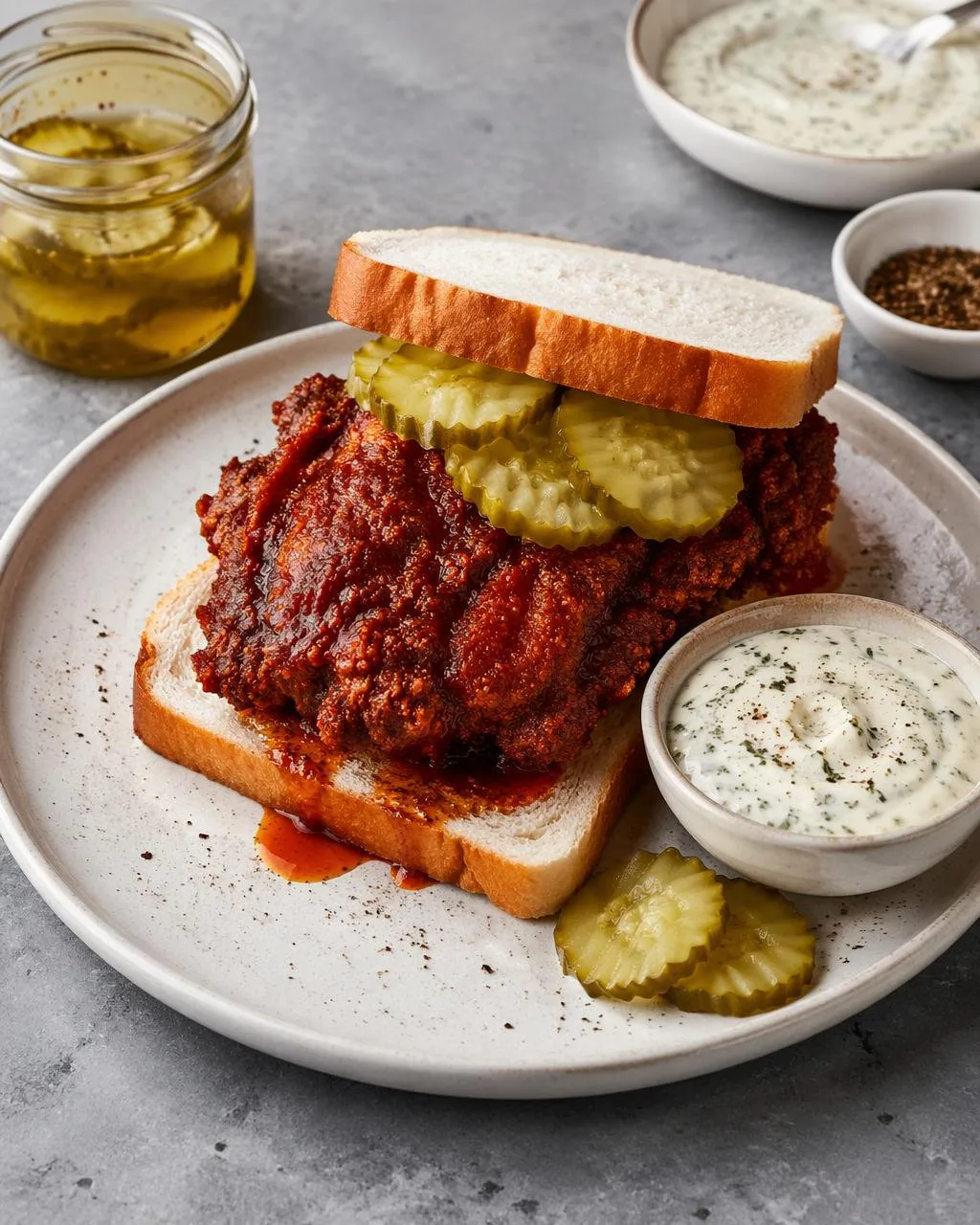 Nashville hot chicken