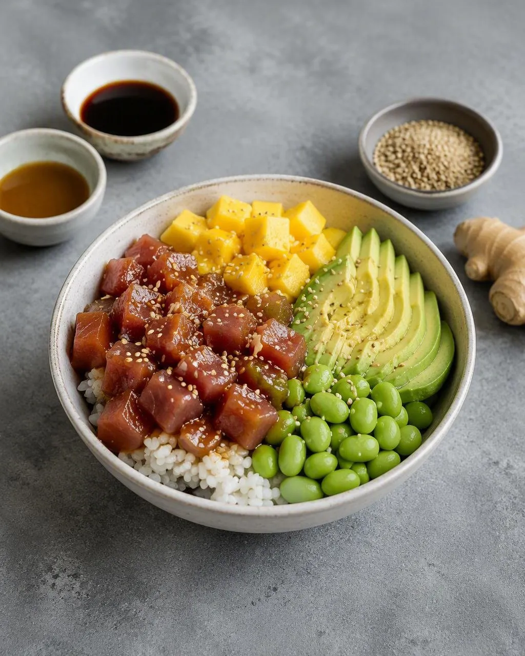 Poke bowl med tonfisk
