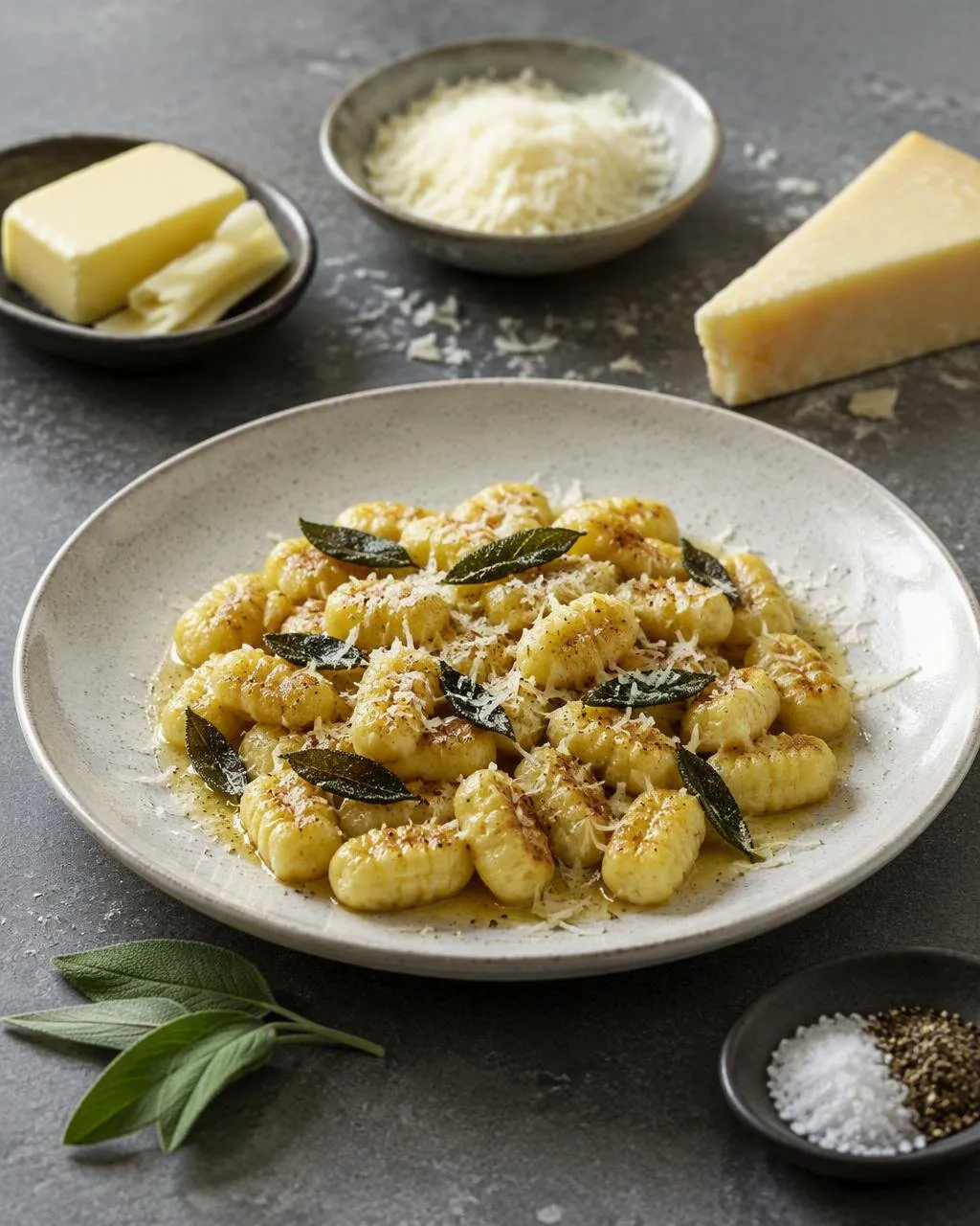 Gnocchi med salviasmör och parmesan