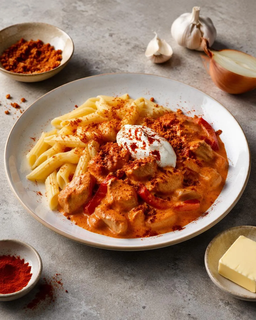 Kyckling paprikash