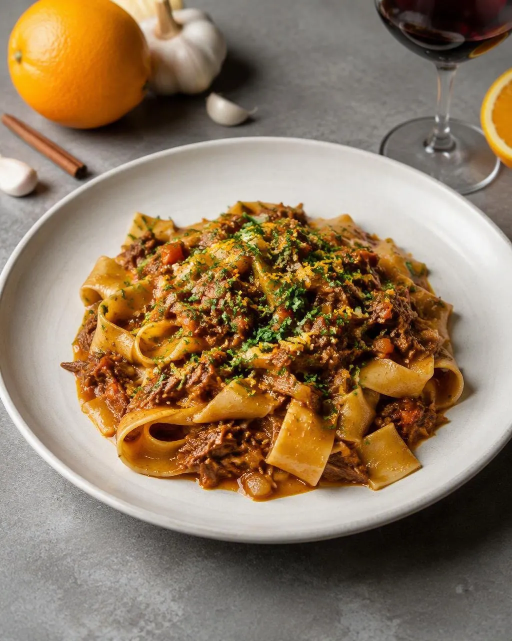 Pappardelle med ankragù