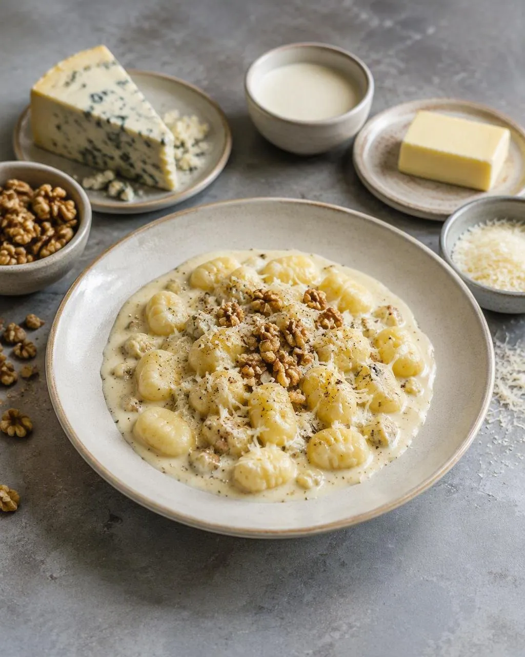 Gnocchi med gorgonzola