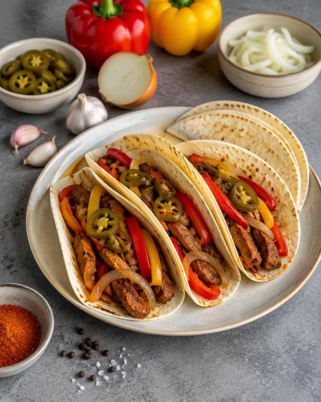 Fläskfajitas