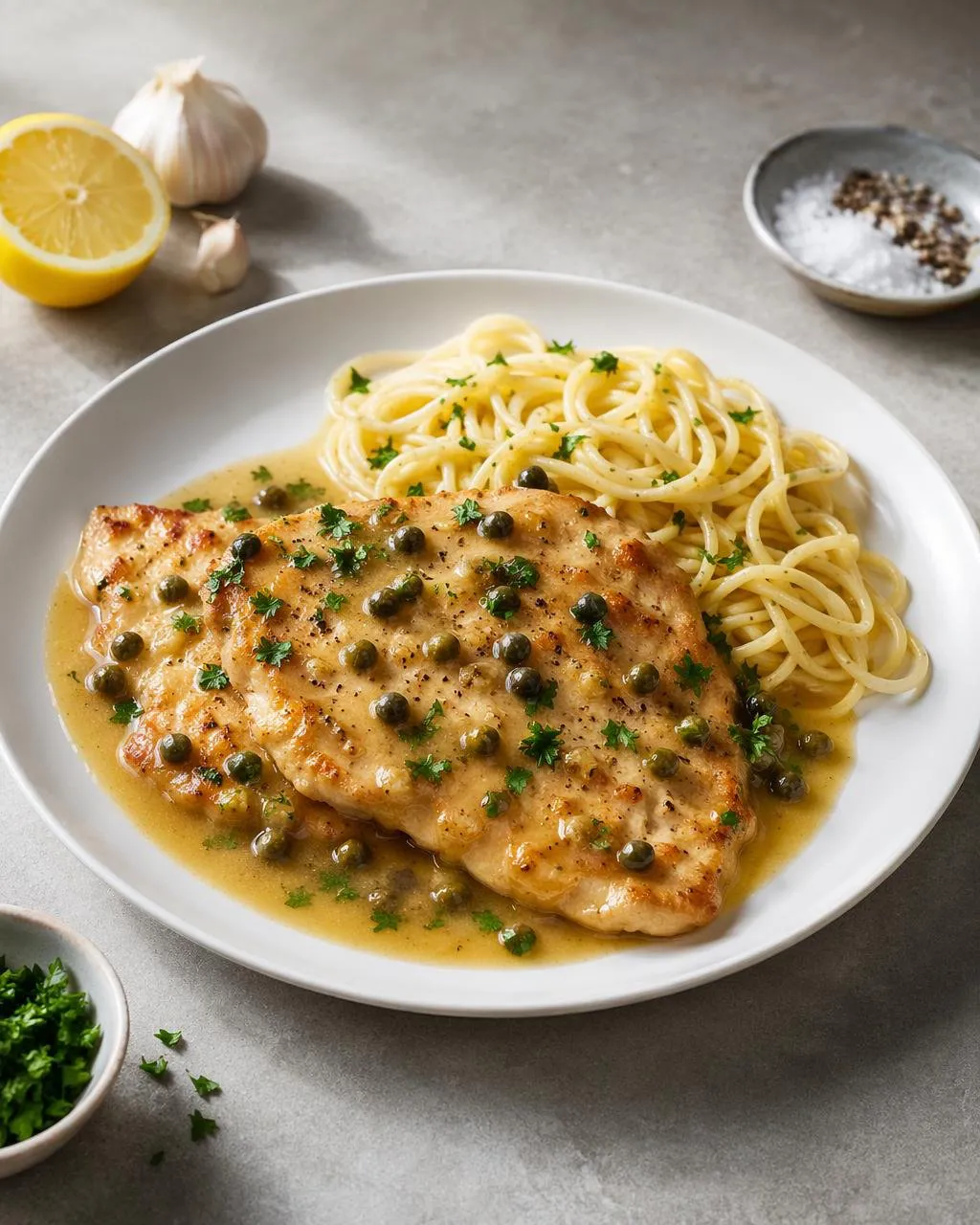 Kyckling piccata med citron