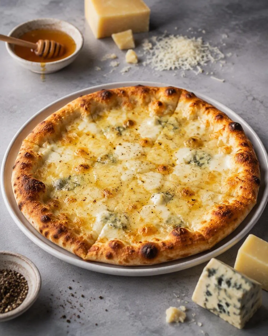 Pizza quattro formaggi
