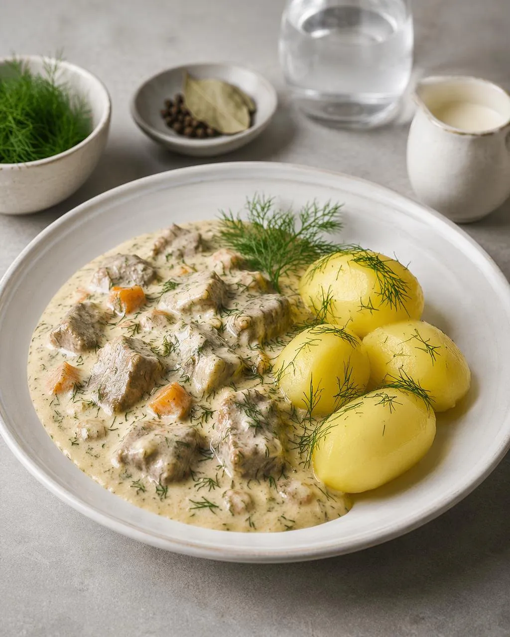 Dillkött med potatis
