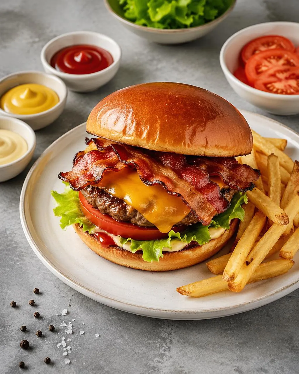 Bacon cheeseburger